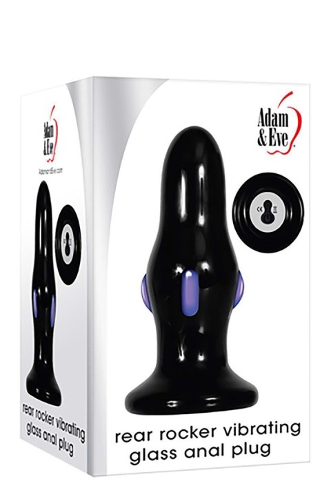 A&E REAR ROCKER VIBRATING GLASS ANAL PLUG Adam & Eve A&E REAR ROCKER VIBRATING GLASS ANAL PLUG Adam & Eve