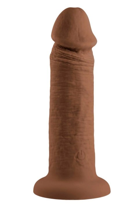 EVOLVED 6INCH VIBRATING DONG, DARK FLESH Evolved