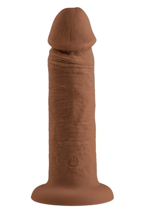 EVOLVED 6INCH VIBRATING DONG, DARK FLESH Evolved