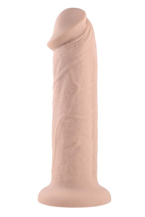EVOLVED 7INCH GIRTHY VIBRATING DONG, LIGHT FLESH Evolved
