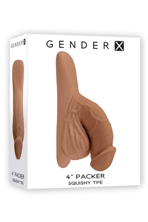 GENDER X 4INCH PACKER, MOCCA FLESH Gender X GENDER X 4INCH PACKER, MOCCA FLESH Gender X