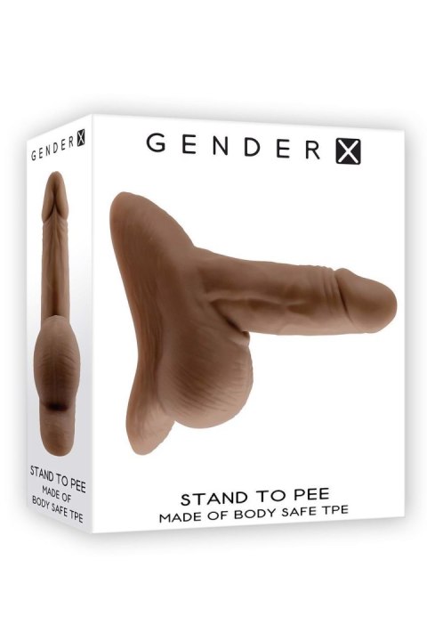 GENDER X TPE STAND TO PEE DARK FLESH Gender X GENDER X TPE STAND TO PEE DARK FLESH Gender X
