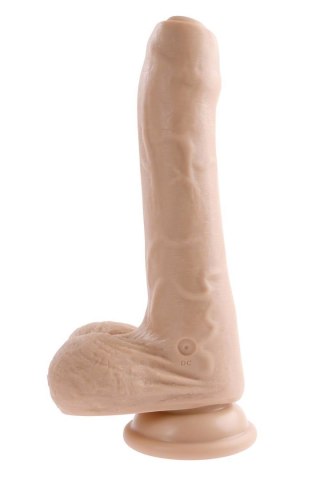 EVOLVED PEEK A BOO VIBRATING DILDO 8 INCH LIGHT Evolved