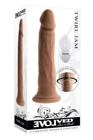EVOLVED TWIRL JAM 9.25 INCH DARK FLESH Evolved