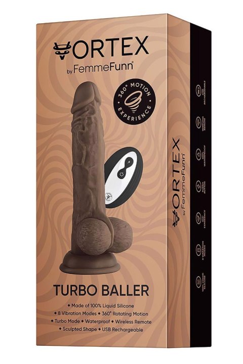 FEMMEFUNN WIRELESS TURBO BALLER BROWN FemmeFunn FEMMEFUNN WIRELESS TURBO BALLER BROWN FemmeFunn