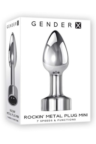 GENDER X ROCKIN METAL PLUG MINI Gender X
