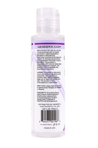 GENDER X SILI-WATER, 120ML Gender X