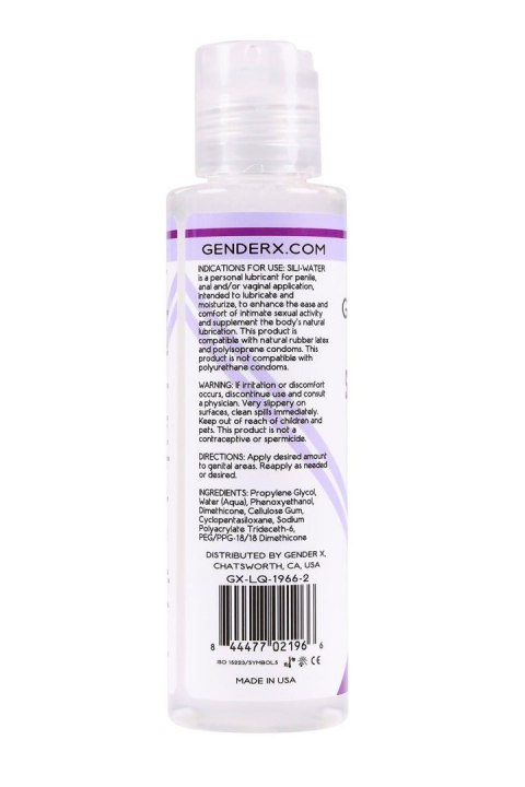 GENDER X SILI-WATER, 120ML Gender X