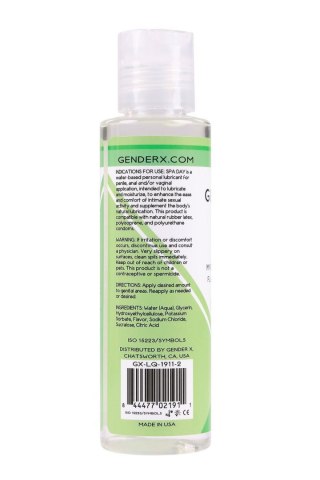 GENDER X SPA DAY FLAVORED LUBE, 120ML Gender X
