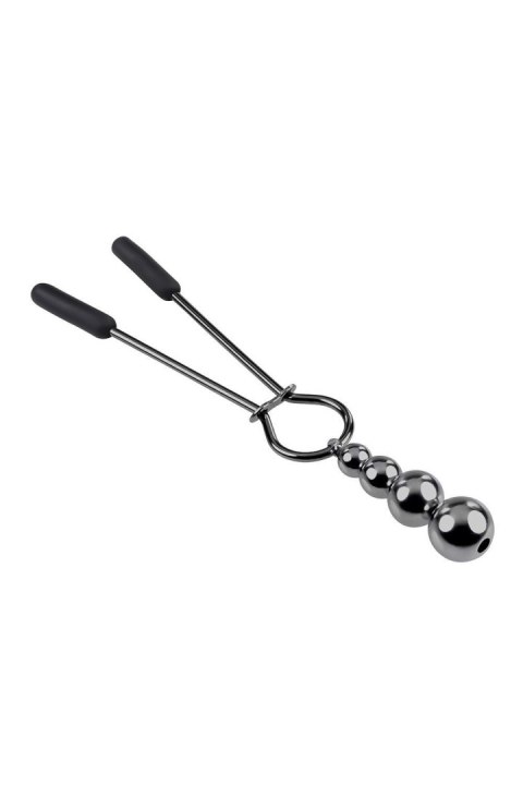 SELOPA BEADED NIPPLE CLAMPS BLACK CHROME Selopa SELOPA BEADED NIPPLE CLAMPS BLACK CHROME Selopa