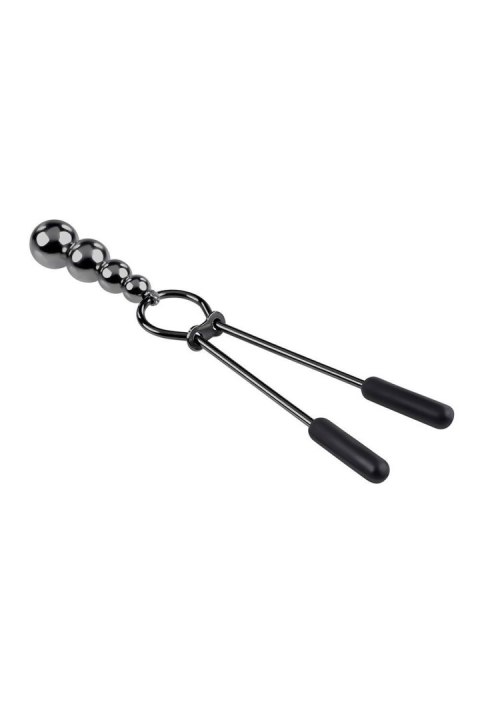 SELOPA BEADED NIPPLE CLAMPS BLACK CHROME Selopa SELOPA BEADED NIPPLE CLAMPS BLACK CHROME Selopa