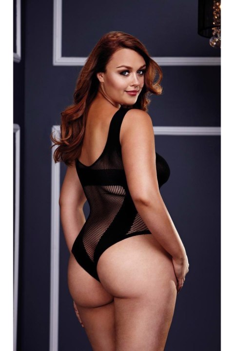 FISHNET JAQUARD V TEDDY, XL Baci Lingerie FISHNET JAQUARD V TEDDY, XL Baci Lingerie