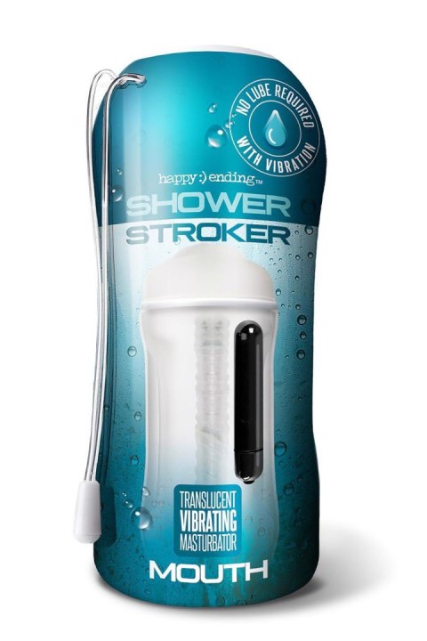 HAPPY ENDING VIBRATING SHOWER STROKER SELF LUBRICATING MOUTH Global Novelties HAPPY ENDING VIBRATING SHOWER STROKER SELF LUBRICATING MOUTH Global Novelties