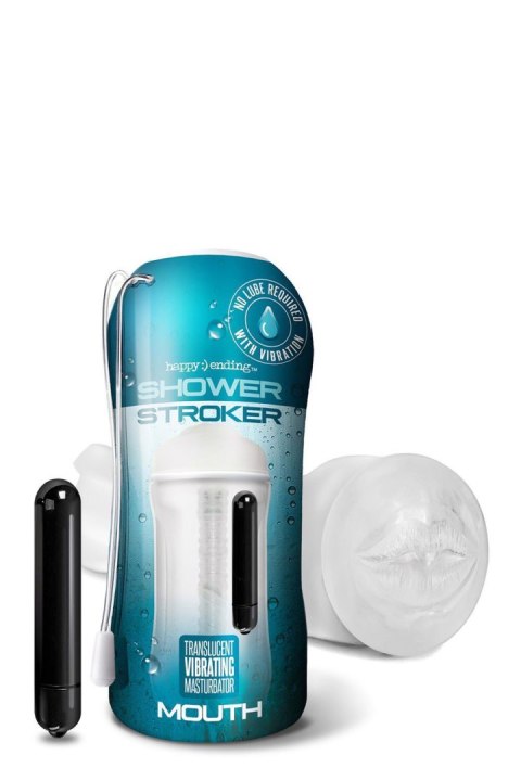 HAPPY ENDING VIBRATING SHOWER STROKER SELF LUBRICATING MOUTH Global Novelties HAPPY ENDING VIBRATING SHOWER STROKER SELF LUBRICATING MOUTH Global Novelties