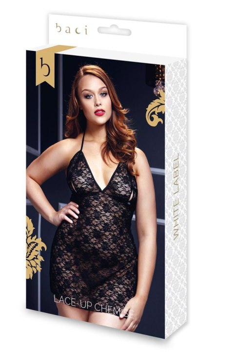LACE BABYDOLL 1 PC BLACK, XL Baci Lingerie LACE BABYDOLL 1 PC BLACK, XL Baci Lingerie