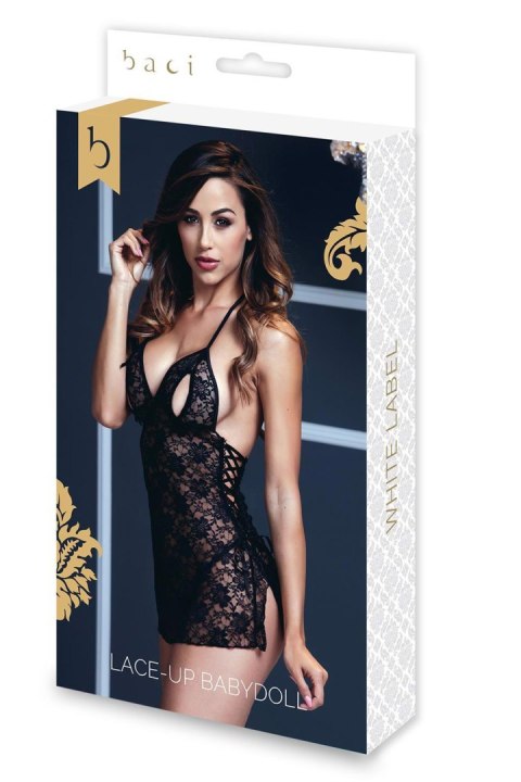 LACE BABYDOLL 1PC, BLACK Baci Lingerie LACE BABYDOLL 1PC, BLACK Baci Lingerie