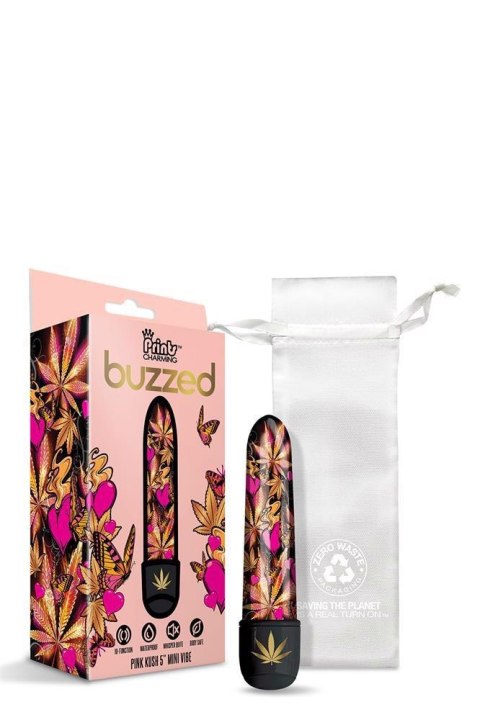 PRINTS CHARMING BUZZED 5" MINI VIBE PINK KUSH Global Novelties PRINTS CHARMING BUZZED 5" MINI VIBE PINK KUSH Global Novelties