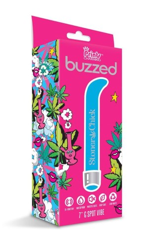 PRINTS CHARMING BUZZED 7" G SPOT VIBE STONER CHICK Global Novelties