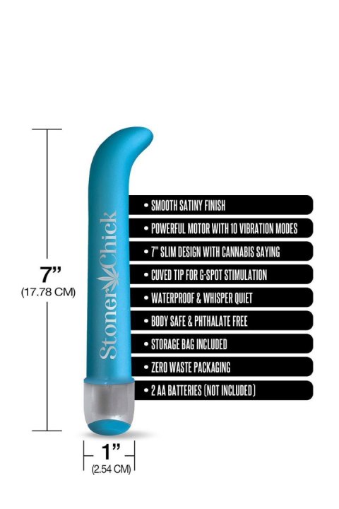 PRINTS CHARMING BUZZED 7" G SPOT VIBE STONER CHICK Global Novelties PRINTS CHARMING BUZZED 7" G SPOT VIBE STONER CHICK Global Novelties