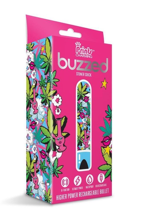 PRINTS CHARMING BUZZED BULLET STONER CHICK Global Novelties PRINTS CHARMING BUZZED BULLET STONER CHICK Global Novelties