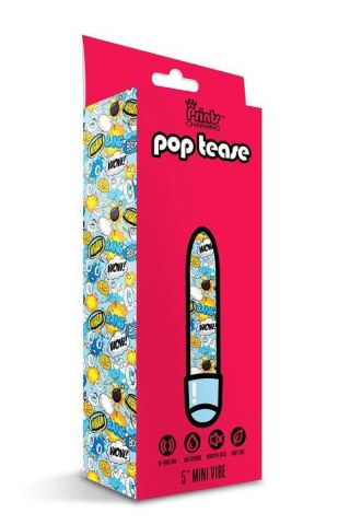 PRINTS CHARMING POP TEASE 5" MINI VIBE BANG BLUE Global Novelties