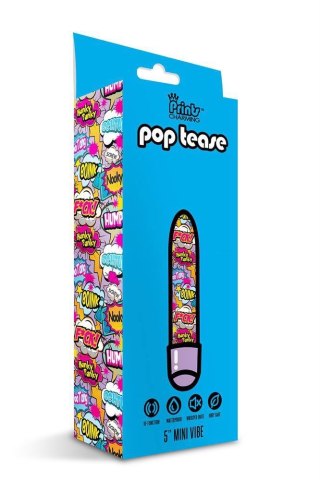 PRINTS CHARMING POP TEASE 5" MINI VIBE FCK PURPLE Global Novelties