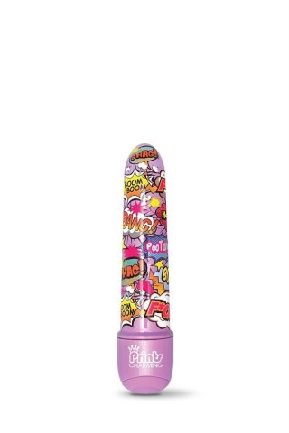 PRINTS CHARMING POP TEASE 5" MINI VIBE FCK PURPLE Global Novelties