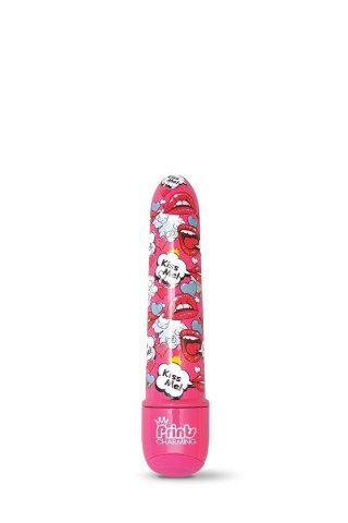 PRINTS CHARMING POP TEASE 5" MINI VIBE KISS ME PINK Global Novelties