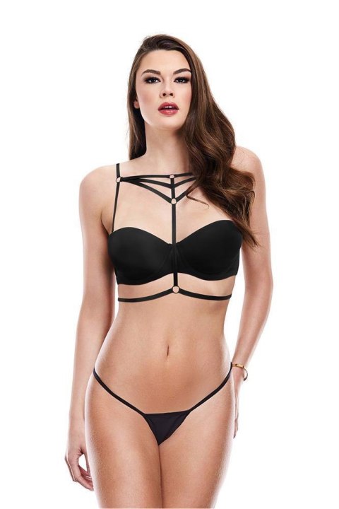 SEXY STRAPPY BRA HARNESS BLACK, OS Baci Lingerie SEXY STRAPPY BRA HARNESS BLACK, OS Baci Lingerie
