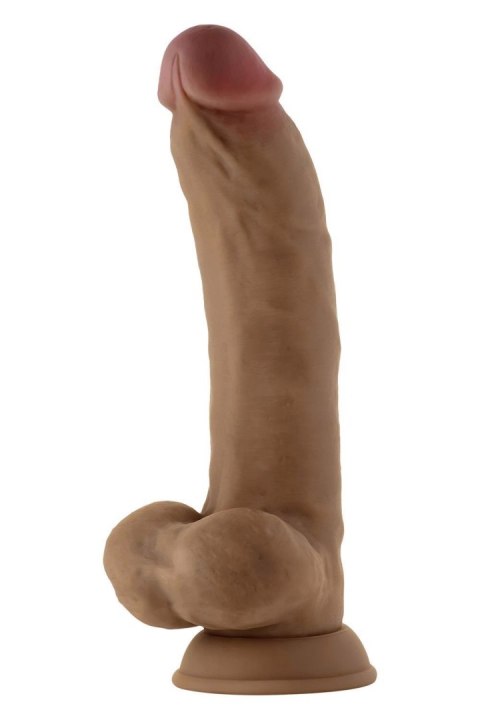 SHAFT MODEL C 9.5 INCH LIQUID SILICONE DONG WITH BALLS OAK Shaft SHAFT MODEL C 9.5 INCH LIQUID SILICONE DONG WITH BALLS OAK Shaft