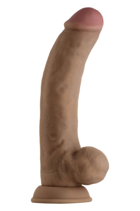SHAFT MODEL C 9.5 INCH LIQUID SILICONE DONG WITH BALLS OAK Shaft SHAFT MODEL C 9.5 INCH LIQUID SILICONE DONG WITH BALLS OAK Shaft