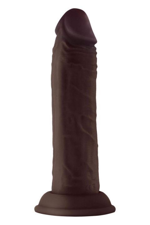 SHAFT MODEL J 5.5 INCH LIQUID SILICONE DONG MAHOGANY Shaft