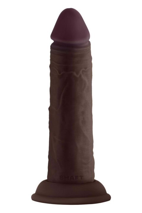 SHAFT MODEL J 5.5 INCH LIQUID SILICONE DONG MAHOGANY Shaft