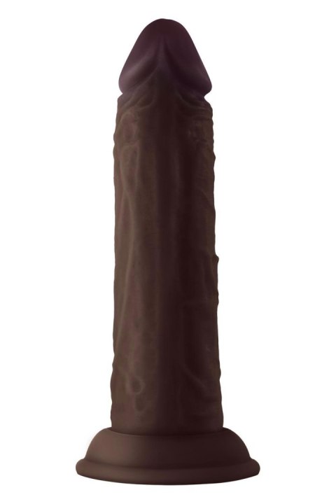 SHAFT MODEL J 5.5 INCH LIQUID SILICONE DONG MAHOGANY Shaft