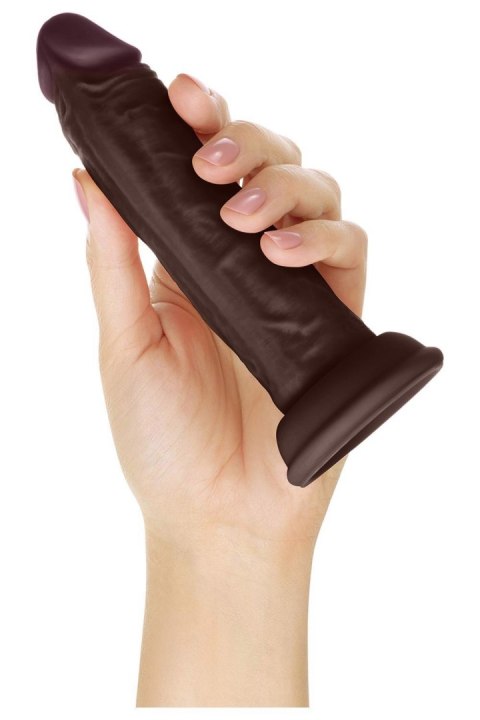 SHAFT MODEL J 5.5 INCH LIQUID SILICONE DONG MAHOGANY Shaft