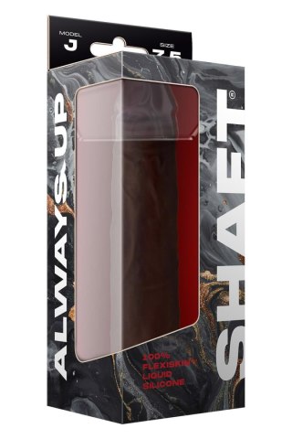 SHAFT MODEL J 7.5 INCH LIQUIDE SILICONE DONG MAHOGANY Shaft