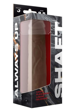 SHAFT MODEL J 8.5 INCH LIQUID SILICONE DONG OAK Shaft