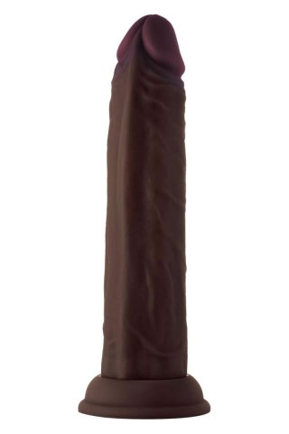 SHAFT MODEL J 8.5 INCH LIQUIDE SILICONE DONG MAHOGANY Shaft