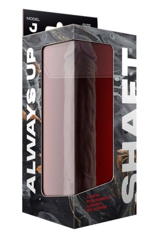 SHAFT MODEL J 9.5 INCH LIQUID SILICONE DONG MAHOGANY Shaft