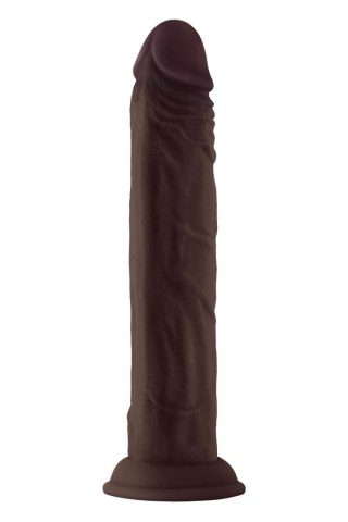 SHAFT MODEL J 9.5 INCH LIQUID SILICONE DONG MAHOGANY Shaft