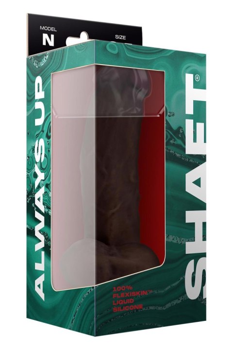 SHAFT MODEL N 8.5 INCH LIQUIDE SILICONE DONG WITH BALLS MAHOGANY Shaft SHAFT MODEL N 8.5 INCH LIQUIDE SILICONE DONG WITH BALLS MAHOGANY Shaft