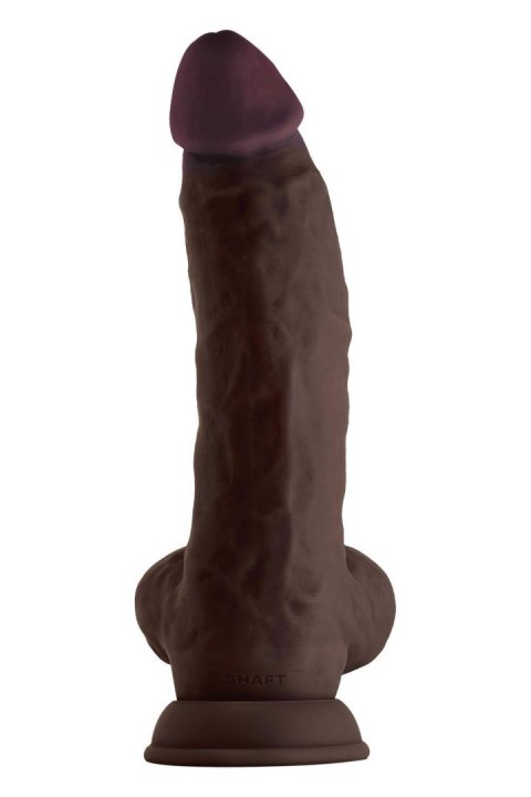 SHAFT MODEL N 9.5 INCH LIQUIDE SILICONE DONG WITH BALLS MAHOGANY Shaft SHAFT MODEL N 9.5 INCH LIQUIDE SILICONE DONG WITH BALLS MAHOGANY Shaft