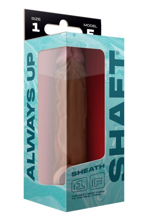SHAFT SHEATH MODEL F SIZE 1 7.8 INCH LIQUID SILICONE SLEEVE OAK Shaft SHAFT SHEATH MODEL F SIZE 1 7.8 INCH LIQUID SILICONE SLEEVE OAK Shaft