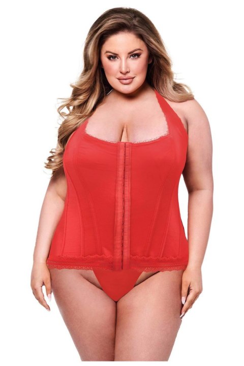 BACI BUSTIER RED, 1X/2X Baci Lingerie BACI BUSTIER RED, 1X/2X Baci Lingerie