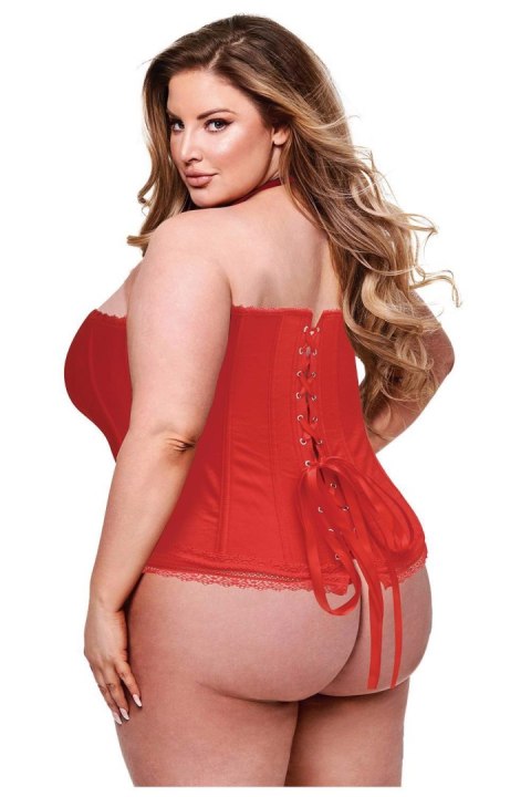 BACI BUSTIER RED, 1X/2X Baci Lingerie BACI BUSTIER RED, 1X/2X Baci Lingerie