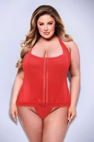 BACI BUSTIER RED, 3X/4X Baci Lingerie