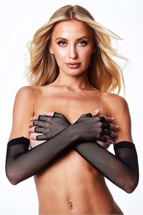 BACI FINGERLESS FISHNET OPERA GLOVE Baci Lingerie BACI FINGERLESS FISHNET OPERA GLOVE Baci Lingerie