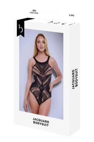 BACI JACQUARD BODYSUIT BLACK, OS Baci Lingerie