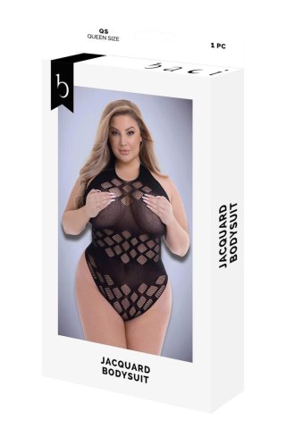 BACI JACQUARD BODYSUIT BLACK, QUEEN Baci Lingerie