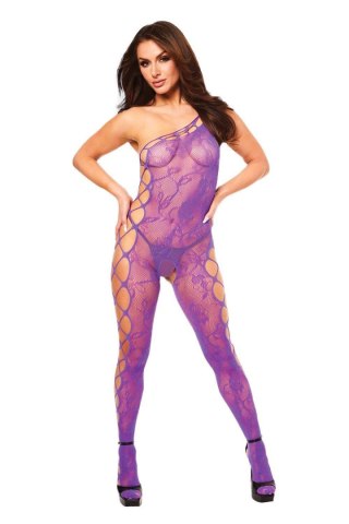 BACI OFF THE SHOULDER BODYSTOCKING PURPLE, OS Baci Lingerie
